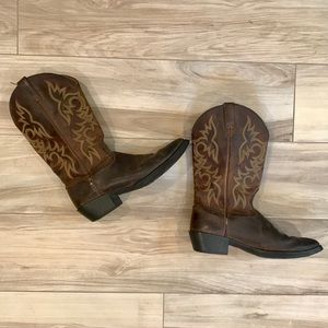 Men’s leather cowboy boots